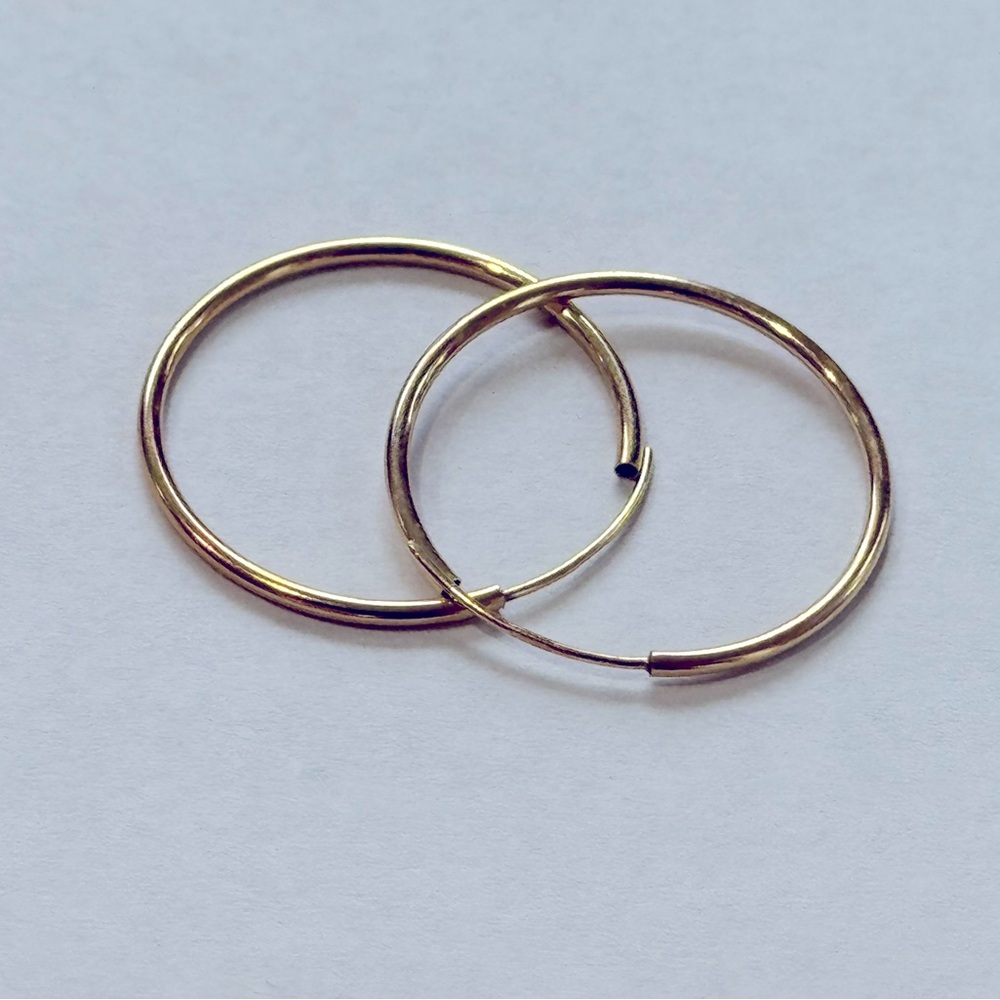 Mejuri Large Hoops 14K Gold